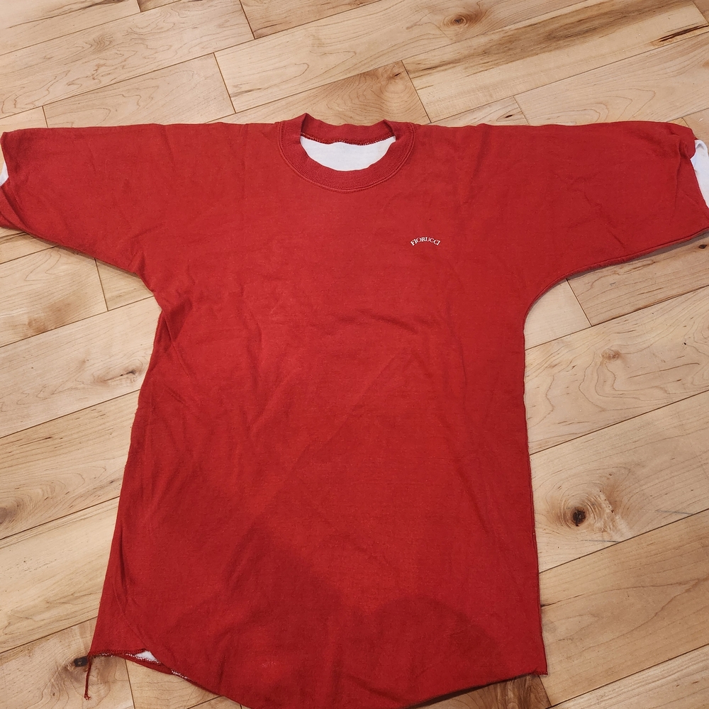 Fiorucci Red Short Sleeve Tee Vibrant Casual Shirt